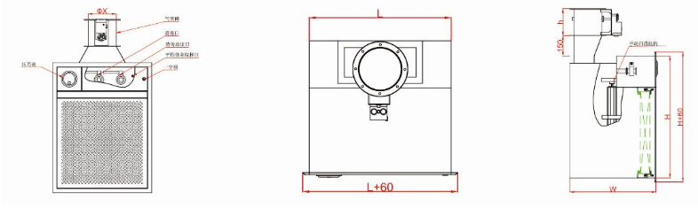 高效排风箱结构图 高效排风箱结构图