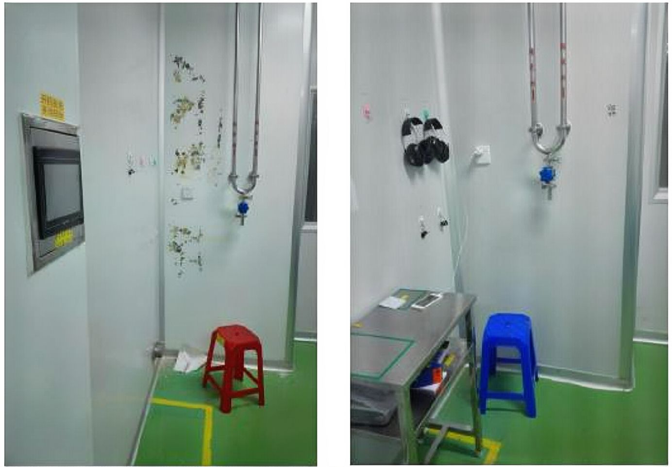 英乐斐洁净彩钢板贴 PVC 修复项目介绍